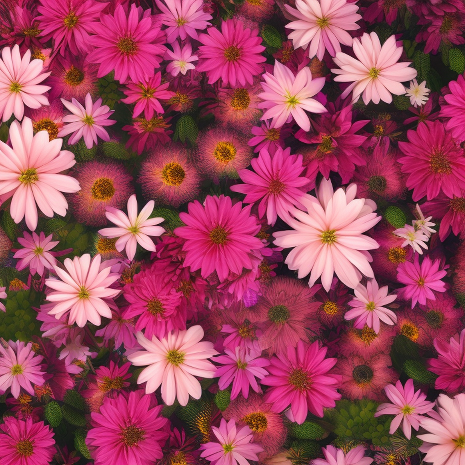 Pink floral background